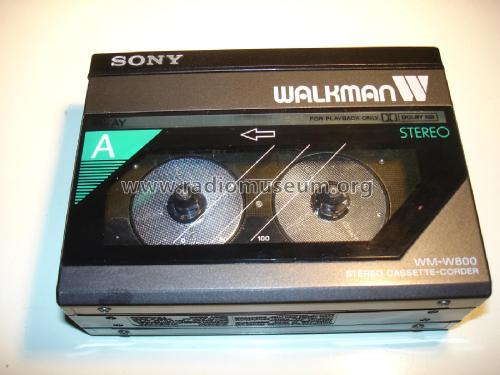 Walkman Stereo Cassette Corder WM-W800 R-Player Sony Corporation ...