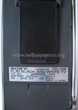 Watchman FD-10B; Sony Corporation; (ID = 1136540) Television