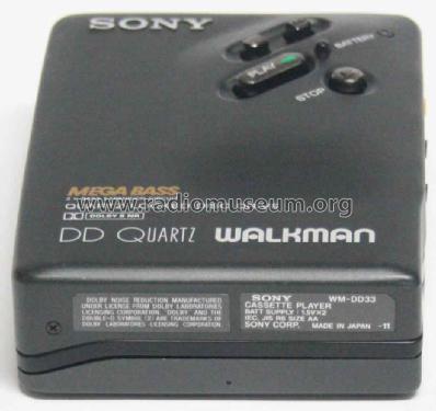 WM-DD33; Sony Corporation; (ID = 1656448) Sonido-V