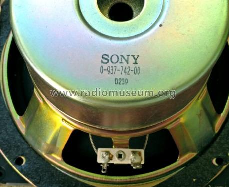 Woofer Speaker 0-937-742-00 / D239; Sony Corporation; (ID = 2036183) Speaker-P
