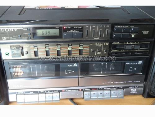Stereo Cassette-Corder 10Bands CFS-W500L; Sony Corporation; (ID = 1702537) Radio