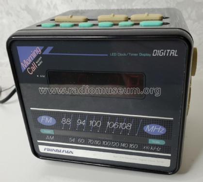 AM-FM Electronic Digital Alarm Clock 3634; Soundesign (ID = 2910292) Radio