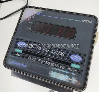 AM-FM Electronic Digital Alarm Clock 3634; Soundesign (ID = 2910296) Radio