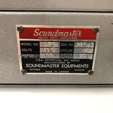 Amplifier 085 ; Soundmaster (ID = 2688355) Verst/Mix