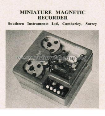 Miniature Magnetic Recorder ; Southern Instruments (ID = 2713210) R-Player