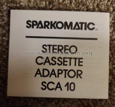 8 Track Cassette Adaptor SCA-10; Sparkomatic (ID = 2875049) Misc