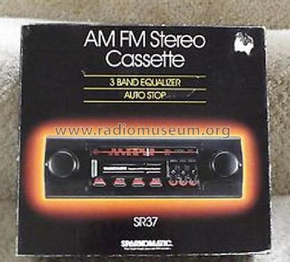 AM/FM Stereo Cassette Autoreverse SR37; Sparkomatic (ID = 2877072) Autoradio