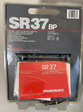 AM FM Stereo Cassette SR 37BP; Sparkomatic (ID = 2875217) Car Radio