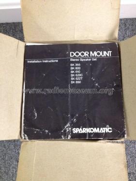 Compact Door Mount Dual Cone Stereo Speaker Set SK355; Sparkomatic (ID = 1820479) Lautspr.-K