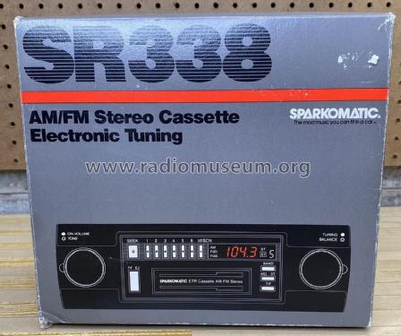 ETR Cassette AM/FM Stereo SR338; Sparkomatic (ID = 2875219) Car Radio