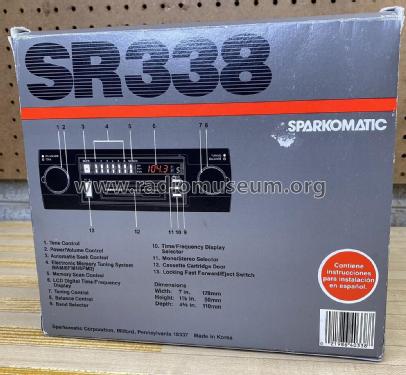 ETR Cassette AM/FM Stereo SR338; Sparkomatic (ID = 2875220) Car Radio