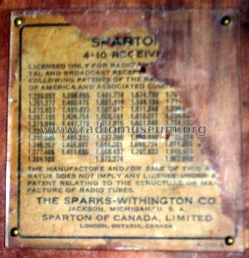 Sparton 135 'Embassy' ; Sparks-Withington Co (ID = 2322688) Radio