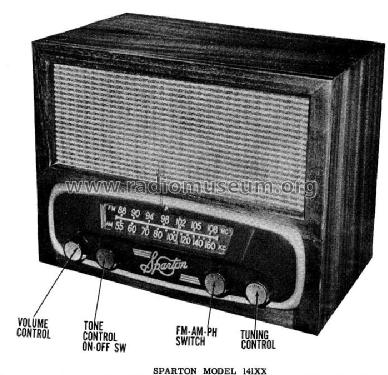 Sparton 141XX Ch= 8W10; Sparks-Withington Co (ID = 540262) Radio