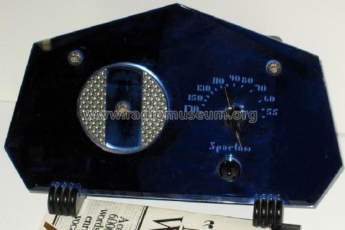 Sparton 409GL seven-sided blue; Sparks-Withington Co (ID = 1433055) Radio