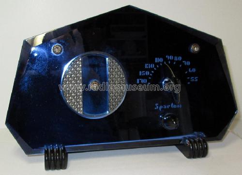 Sparton 409GL seven-sided blue; Sparks-Withington Co (ID = 1433057) Radio