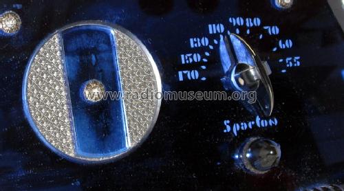 Sparton 409GL seven-sided blue; Sparks-Withington Co (ID = 1433058) Radio