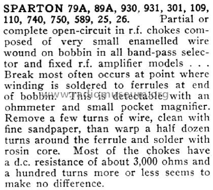 Sparton 589-AC ; Sparks-Withington Co (ID = 1357659) Radio