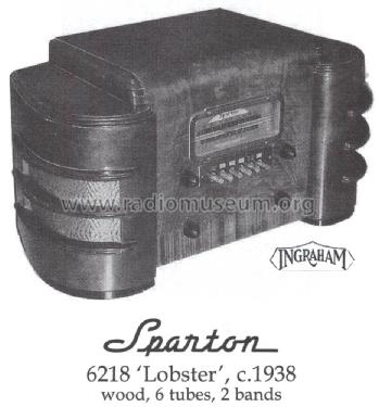 Sparton 6218 Selectronne ; Sparks-Withington Co (ID = 1478458) Radio