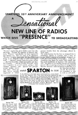 Sparton 666 ; Sparks-Withington Co (ID = 1357706) Radio