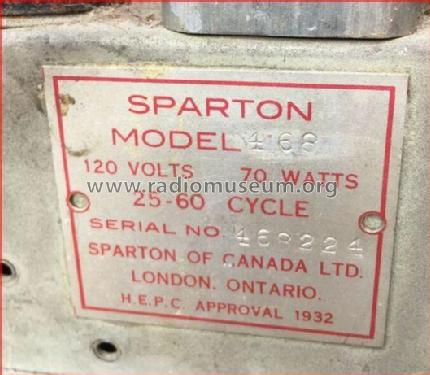 468 ; Sparton of Canada; (ID = 2659872) Radio