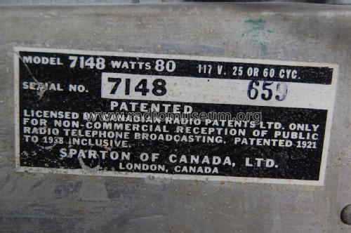 7148 ; Sparton of Canada; (ID = 2678533) Radio