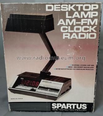 Clock Radio Lamp 0130-64; Spartus Corporation; (ID = 2855919) Radio