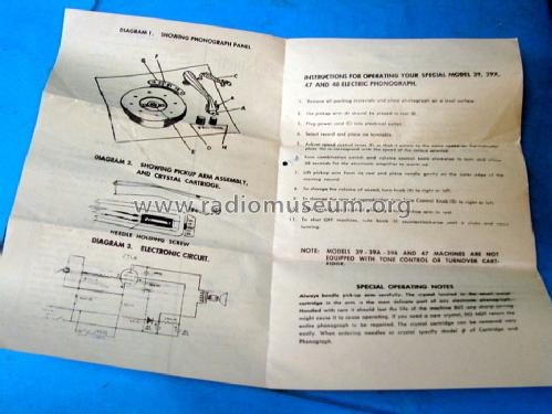 Speartone Electric Phonograph 39; Spear Products Inc.; (ID = 1522984) R-Player