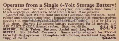 Air Castle MP1907 Ch= BA41; Spiegel Inc. (ID = 2165046) Radio