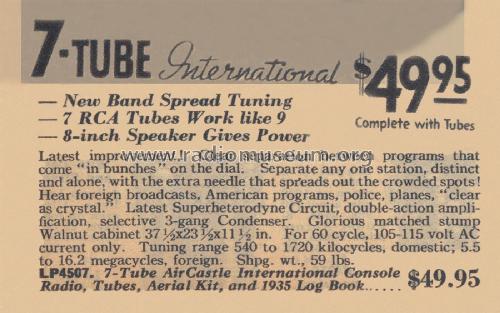 Air Castle LP4507 Ch= 190; Spiegel Inc. (ID = 2158829) Radio