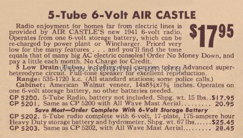 Air Castle CP5203 ; Spiegel Inc. (ID = 2266475) Radio