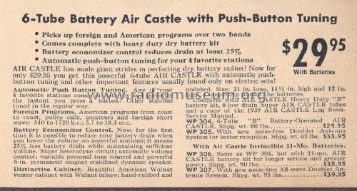 Air Castle WP306 ; Spiegel Inc. (ID = 2226924) Radio