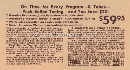 Air Castle TP2054 Ch= 175E; Spiegel Inc. (ID = 2176398) Radio