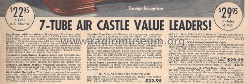 Air Castle WP200 Ch= QT; Spiegel Inc. (ID = 2220505) Radio