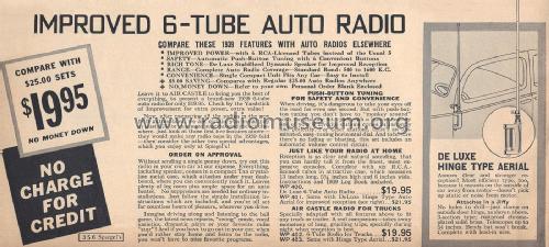 Air Castle WP400 Ch= 9-627; Spiegel Inc. (ID = 2235184) Car Radio