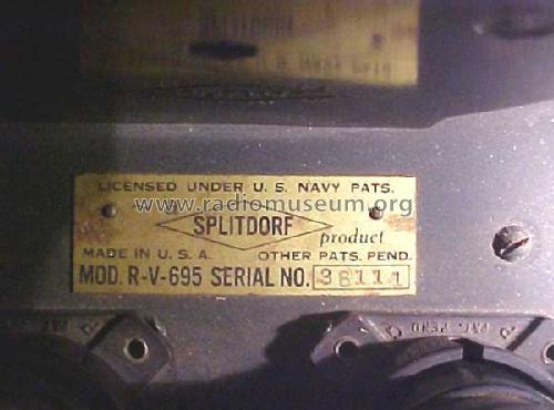 Splitdorf RV-695 ; Splitdorf Electrical (ID = 237452) Radio