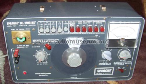 Tel-Ohmike - Capacitor Analyzer TO-6; Sprague Electric (ID = 989913) Equipment