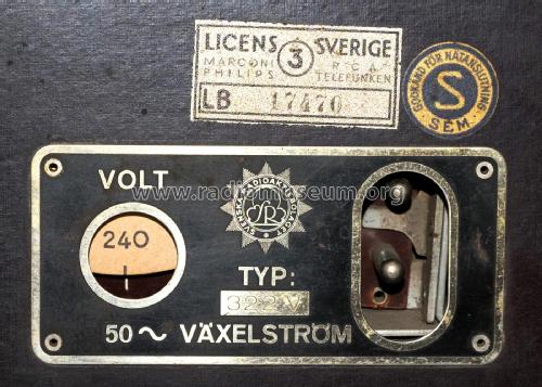 Radiola 322V; SR, Svenska (ID = 2798943) Radio