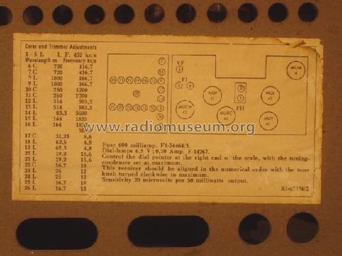 Radiola 1494LV; SR, Svenska (ID = 1006724) Radio