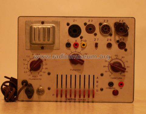 III Provavalvole ad emissione ; SRE - Scuola Radio (ID = 703163) Equipment