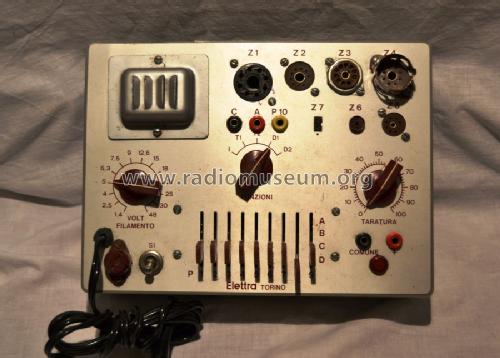 III Provavalvole ad emissione ; SRE - Scuola Radio (ID = 1566756) Equipment