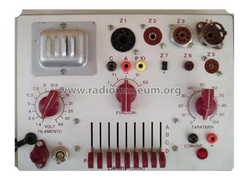 III Provavalvole ad emissione ; SRE - Scuola Radio (ID = 1600404) Equipment