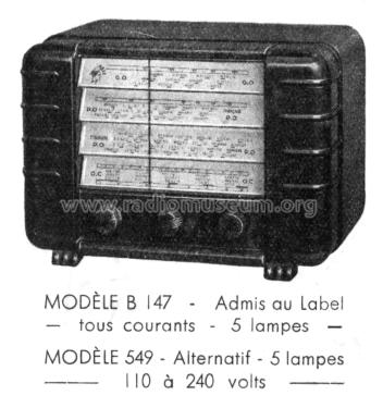 549; SREB S.R.E.B.; (ID = 1994974) Radio