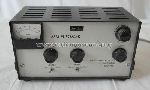 VHF Transverter SSM Europa-B Converter SSM - Solid State |Radiomuseum.org