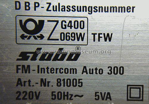FM-Intercom Auto 300; Stabo; Hildesheim (ID = 2319397) Diverses