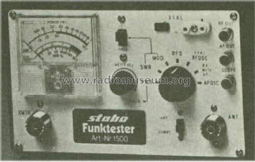 Funktester 1500; Stabo; Hildesheim (ID = 755707) Equipment