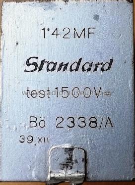 Elektrolyt Capacitor Bö ... series; Standard; Budapest (ID = 1252418) Radio part