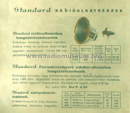 Farrand Speaker System ; Standard; Budapest (ID = 1587992) Radio part