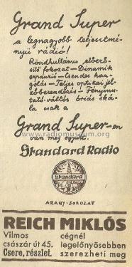 Grand Super 855; Standard; Budapest (ID = 1576740) Radio