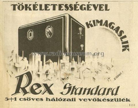 Rex ; Standard; Budapest (ID = 1871253) Radio