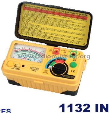 Insulation Tester 1132 IN; Standard Electric (ID = 2895627) Equipment